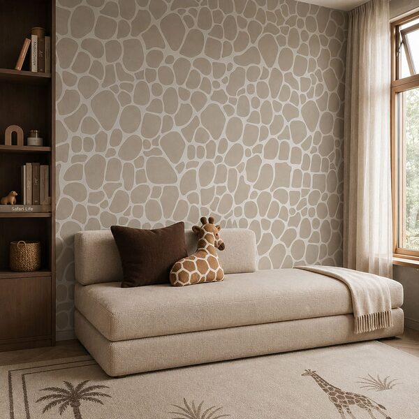 Motif composé de pierres blanches et fauves Motif composé de pierres blanches et fauves