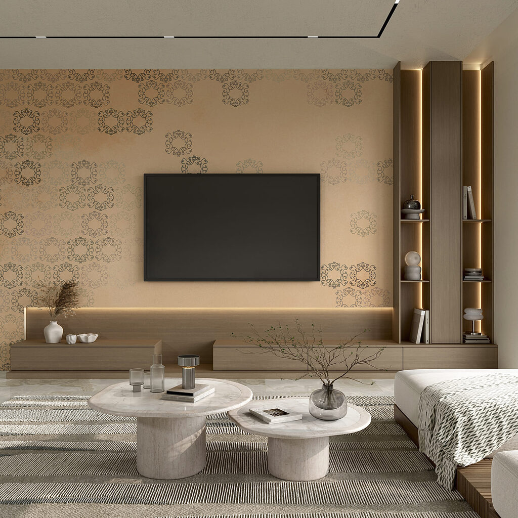 Motif de fleurs noires et blanches