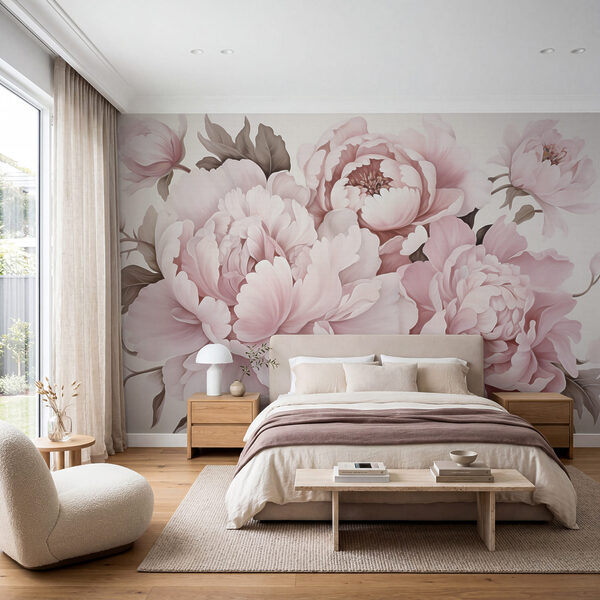 Des pivoines rose pâle en pleine floraison Des pivoines rose pâle en pleine floraison
