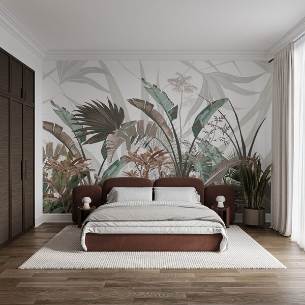 La beauté botanique dans des tons pastel