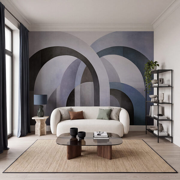 Peinture représentant un ensemble d'arcs