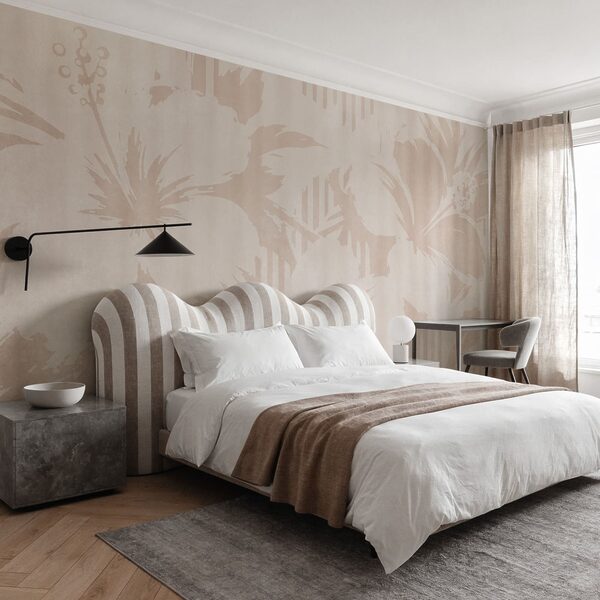 Motif floral rose et blanc Motif floral rose et blanc