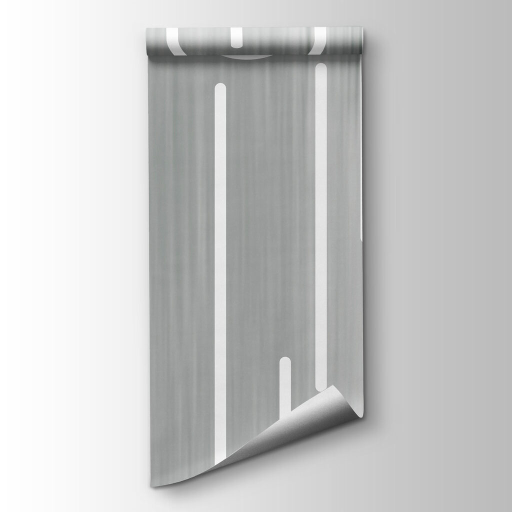 White lines on a gray background White lines on a gray background