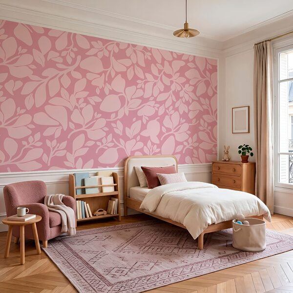 Motif rose avec des feuilles Motif rose avec des feuilles