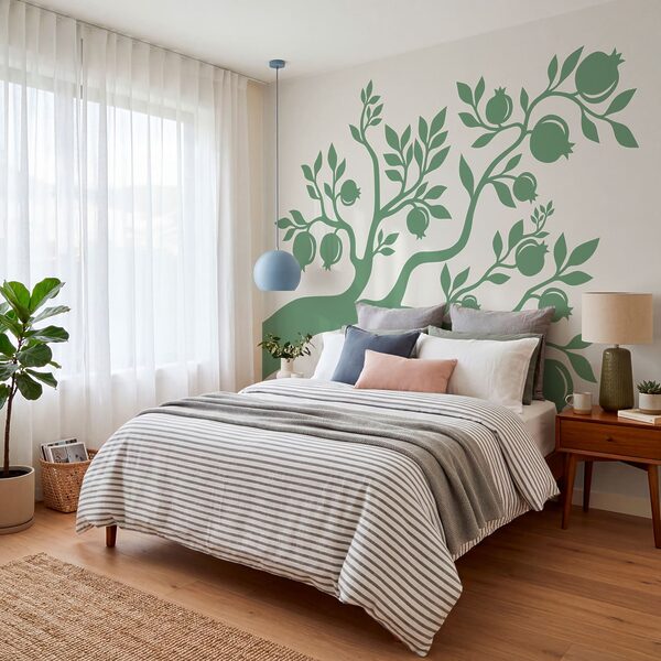 Arbre avec des feuilles et des fruits Arbre avec des feuilles et des fruits