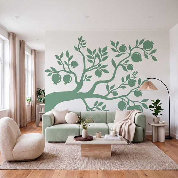 Arbre avec des feuilles et des fruits Arbre avec des feuilles et des fruits