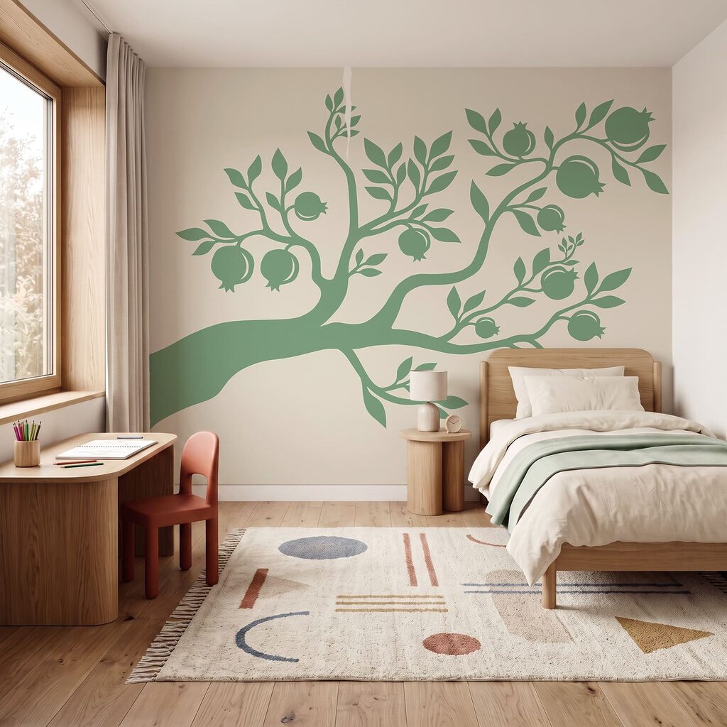 Arbre avec des feuilles et des fruits Arbre avec des feuilles et des fruits