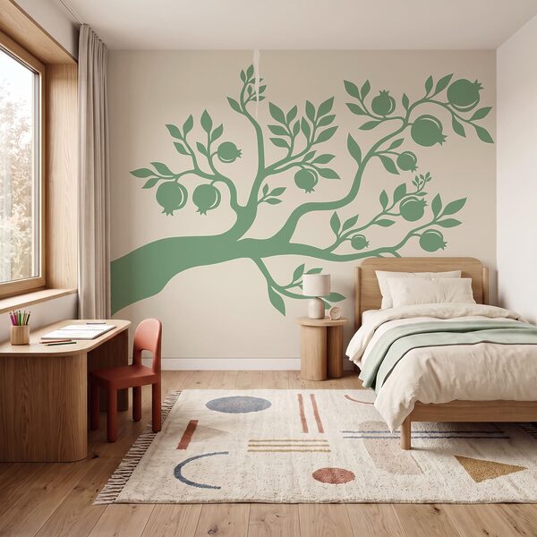 Arbre avec des feuilles et des fruits Arbre avec des feuilles et des fruits