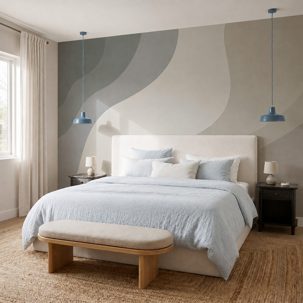 Fond blanc et gris avec des lignes courbes Fond blanc et gris avec des lignes courbes