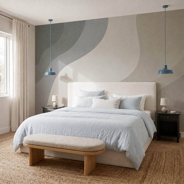 Fond blanc et gris avec des lignes courbes Fond blanc et gris avec des lignes courbes