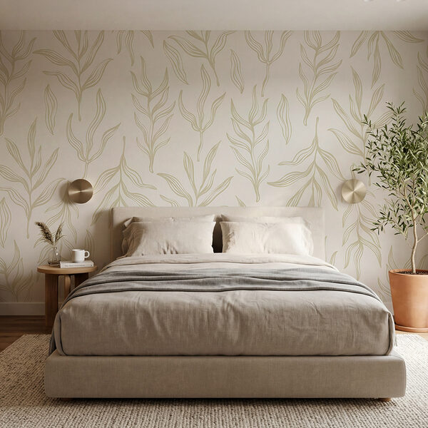 Motif de feuilles sur fond blanc Motif de feuilles sur fond blanc