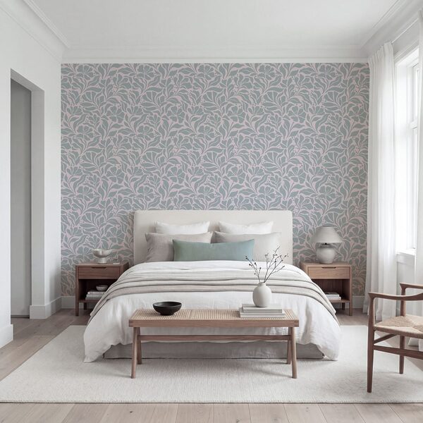 Motif floral sur fond blanc Motif floral sur fond blanc