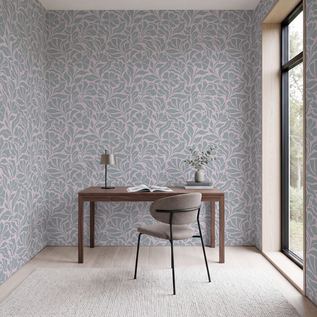 Motif floral sur fond blanc Motif floral sur fond blanc