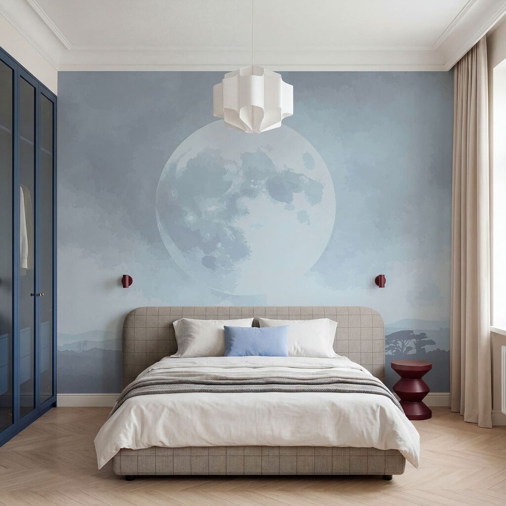 La Lune dans le ciel