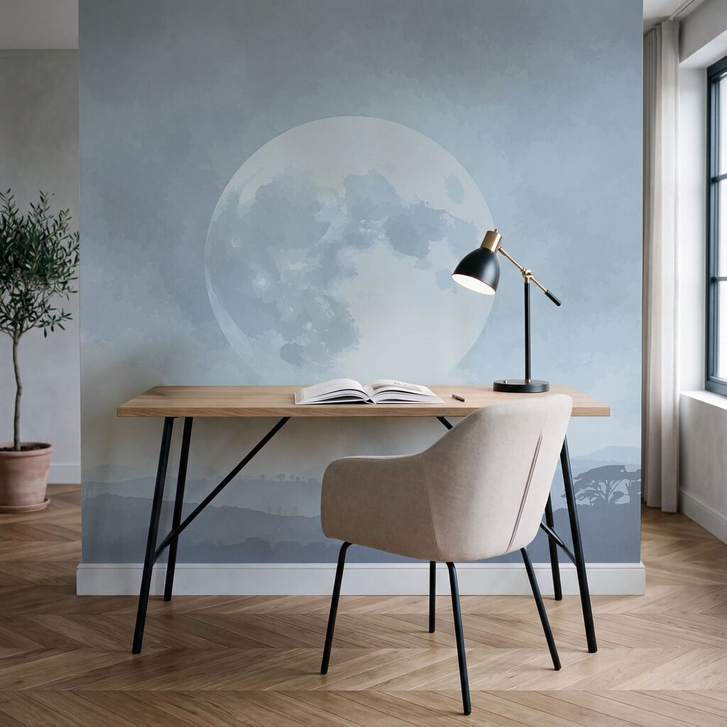 La Lune dans le ciel