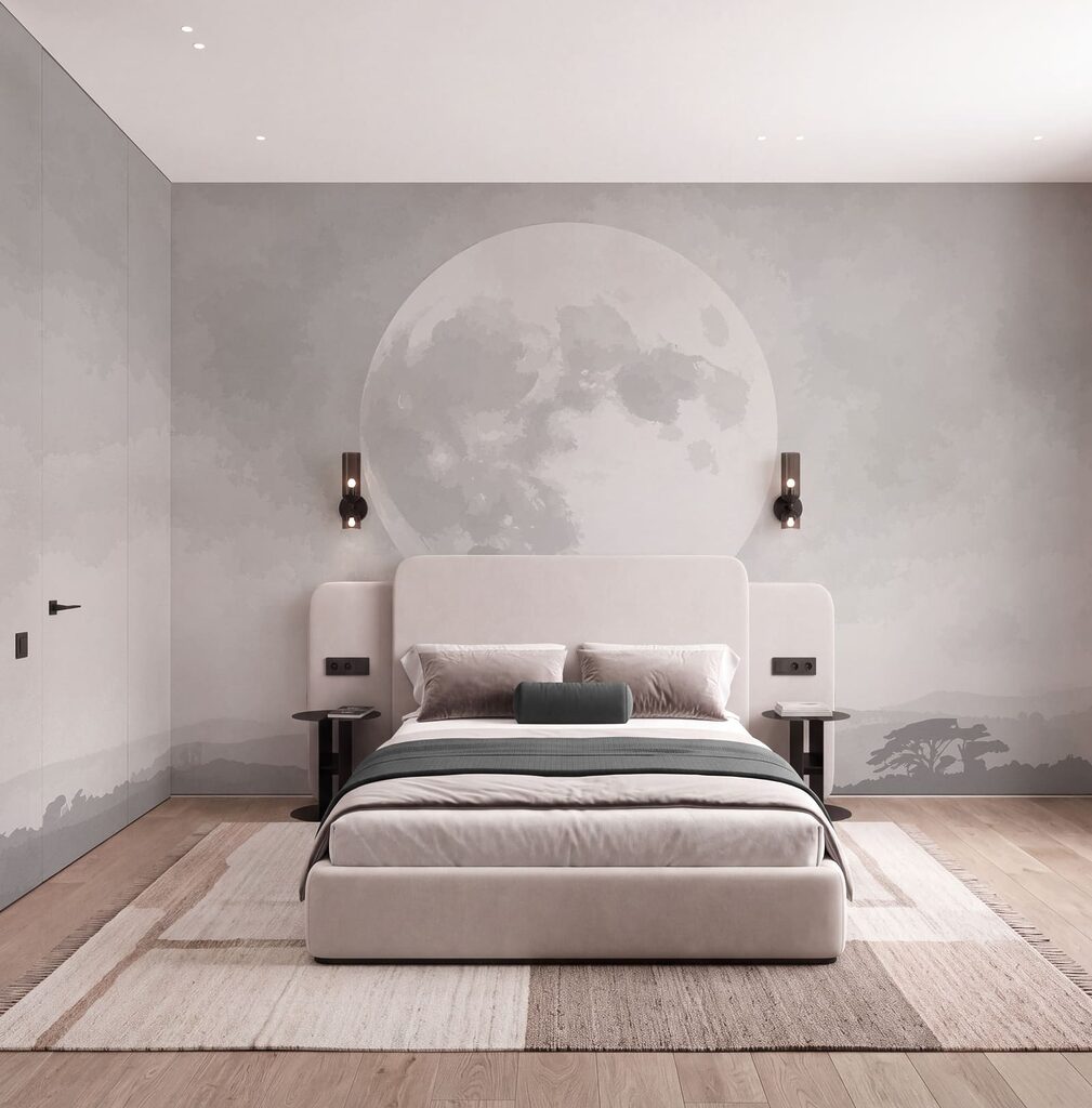La Lune dans le ciel