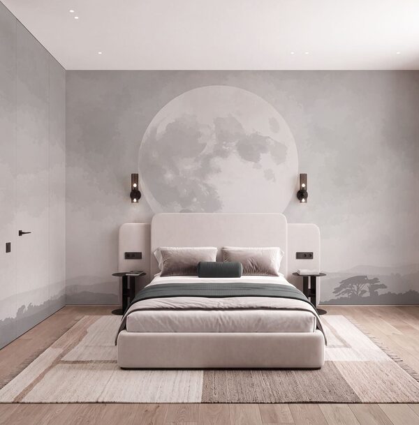 La Lune dans le ciel