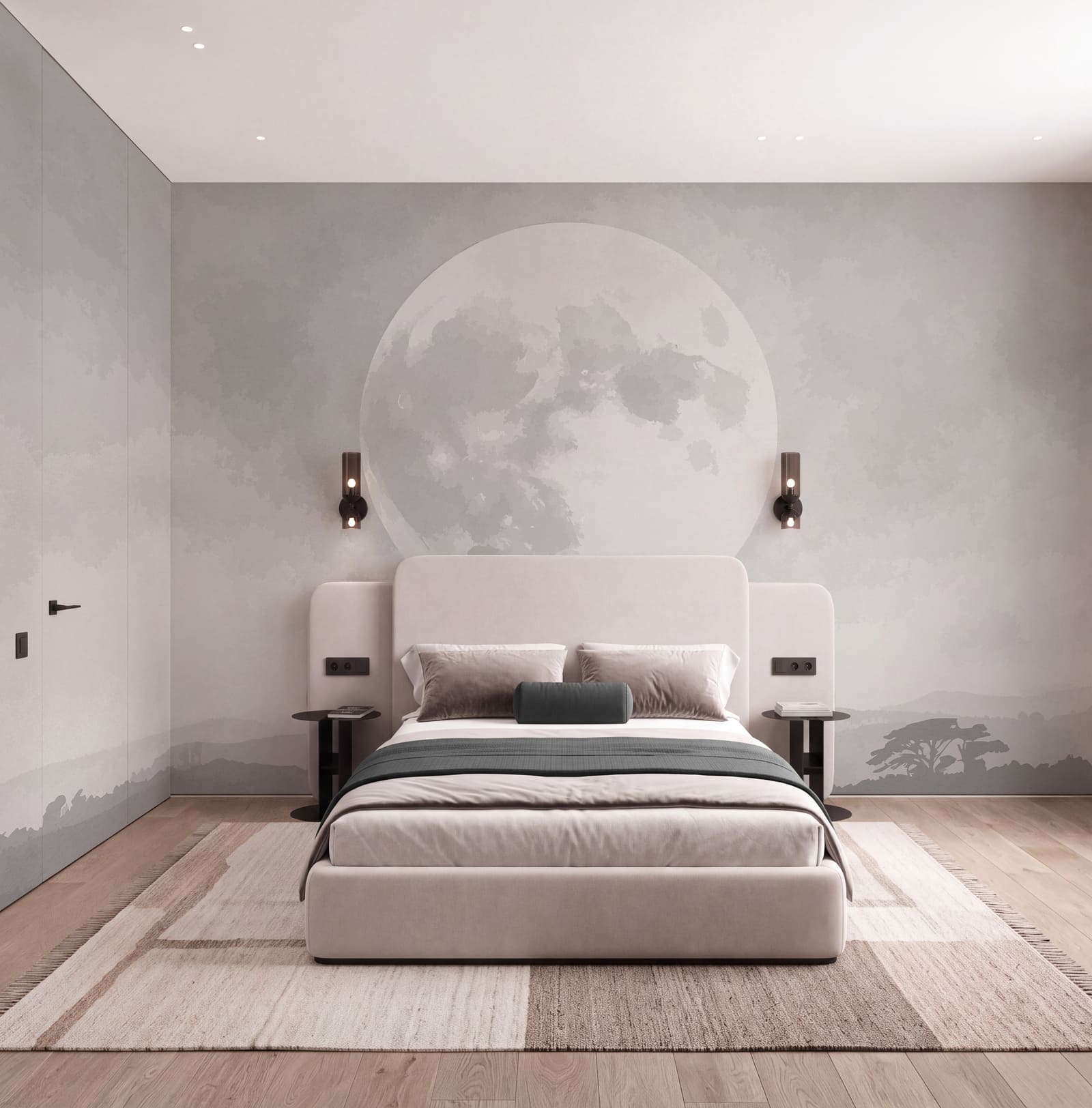 La Lune dans le ciel