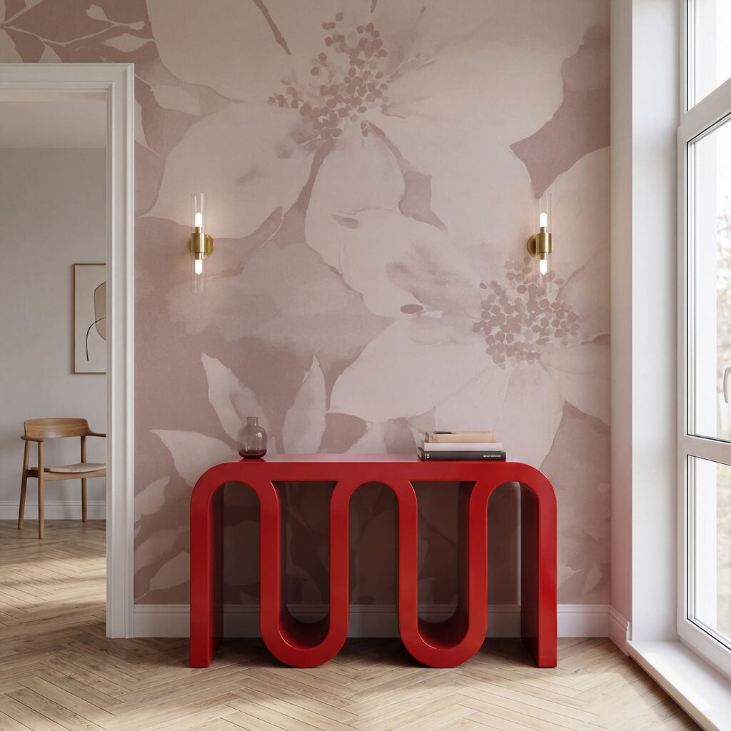 Une élégance florale tout en douceur, dans des tons discrets Une élégance florale tout en douceur, dans des tons discrets