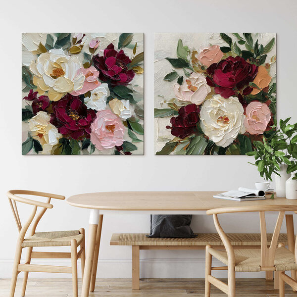 Blooming flowers in soft colors Blooming flowers in soft colors