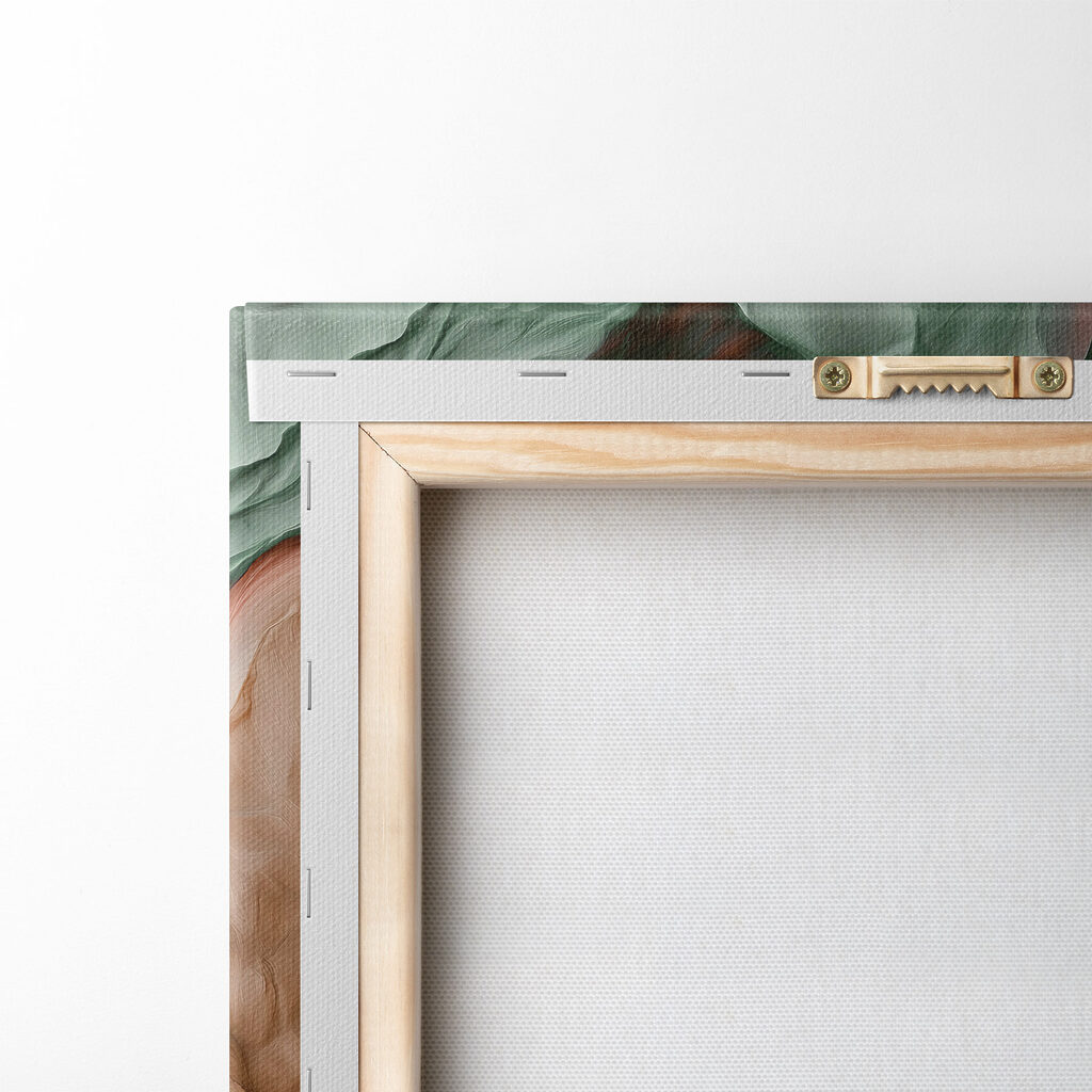 Soft swirls of earthy colors