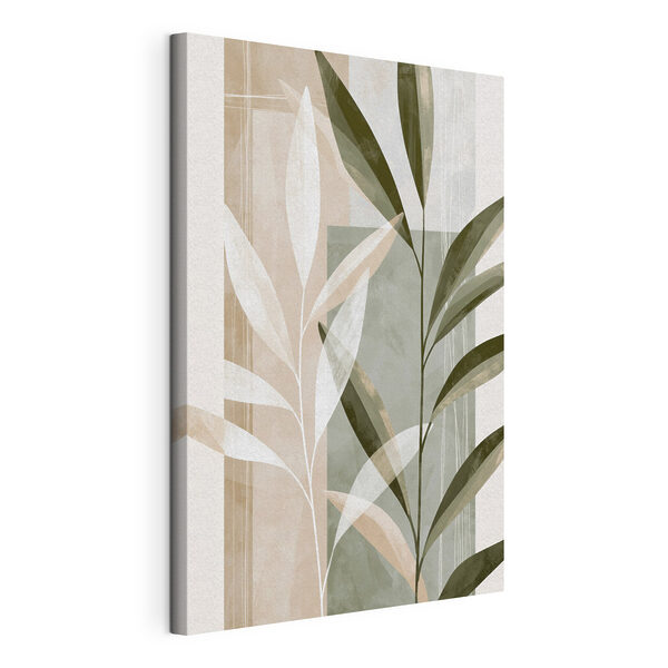 Motif botanique abstrait inspiré de la nature Tableaux Motif botanique abstrait inspiré de la nature