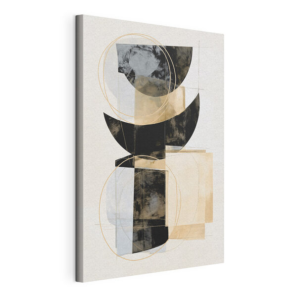 Peinture représentant un ensemble de cercles et un cercle Tableaux Peinture représentant un ensemble de cercles et un cercle