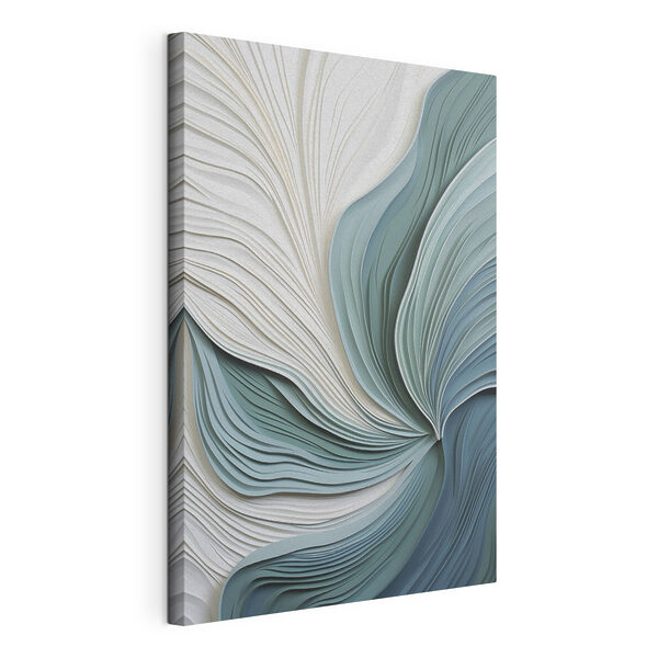 Tableaux De douces vagues d'art en papier