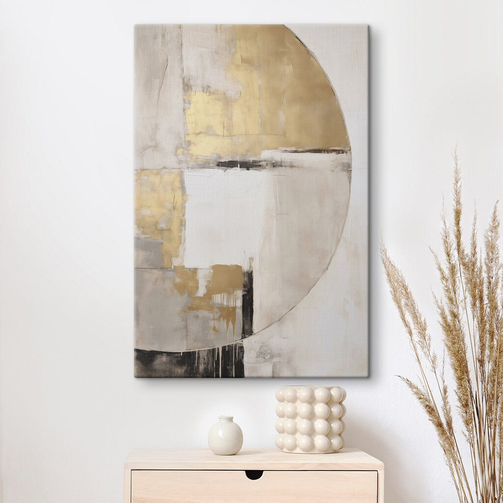 Abstract elegance in soft hues