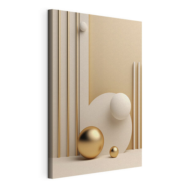 Tableaux Des formes douces dans des tons chauds