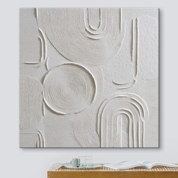 White and grey art
