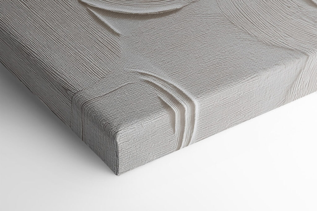 White and grey art