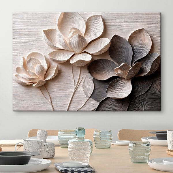 Elegant floral design in soft hues
