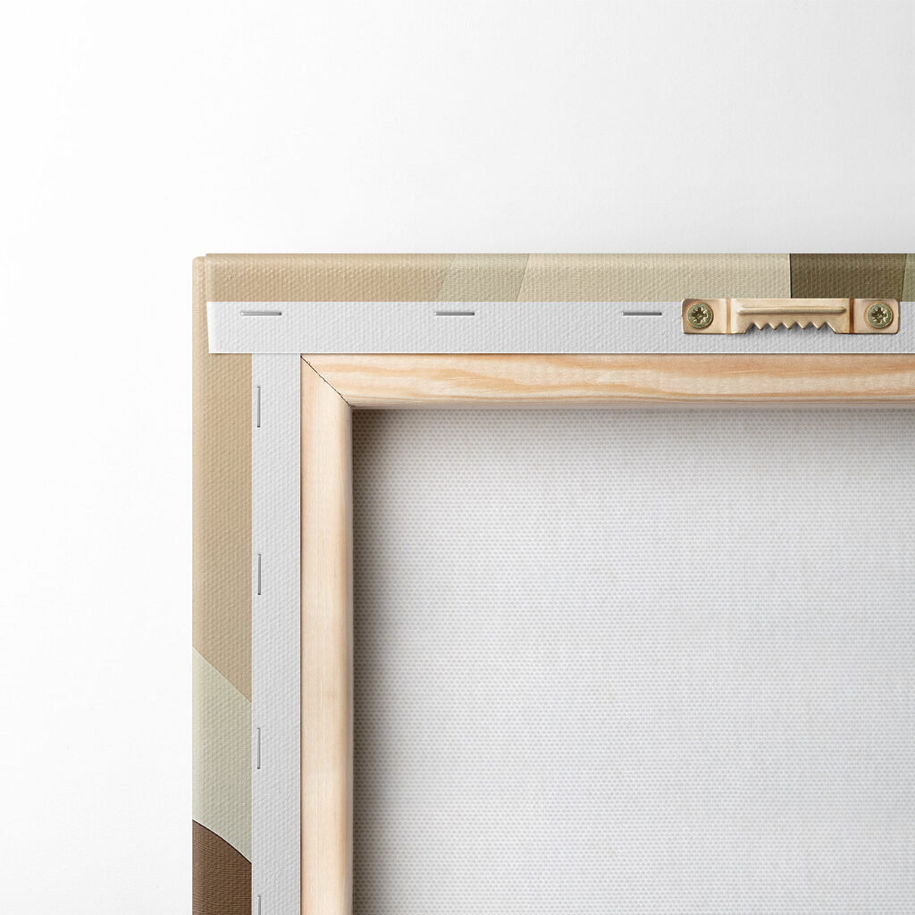 Fluid shapes in soft earth tones