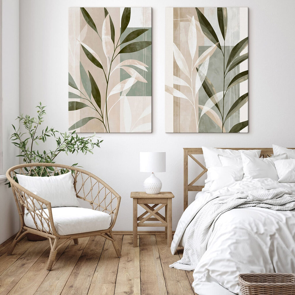 Calming botanical design for any space Calming botanical design for any space
