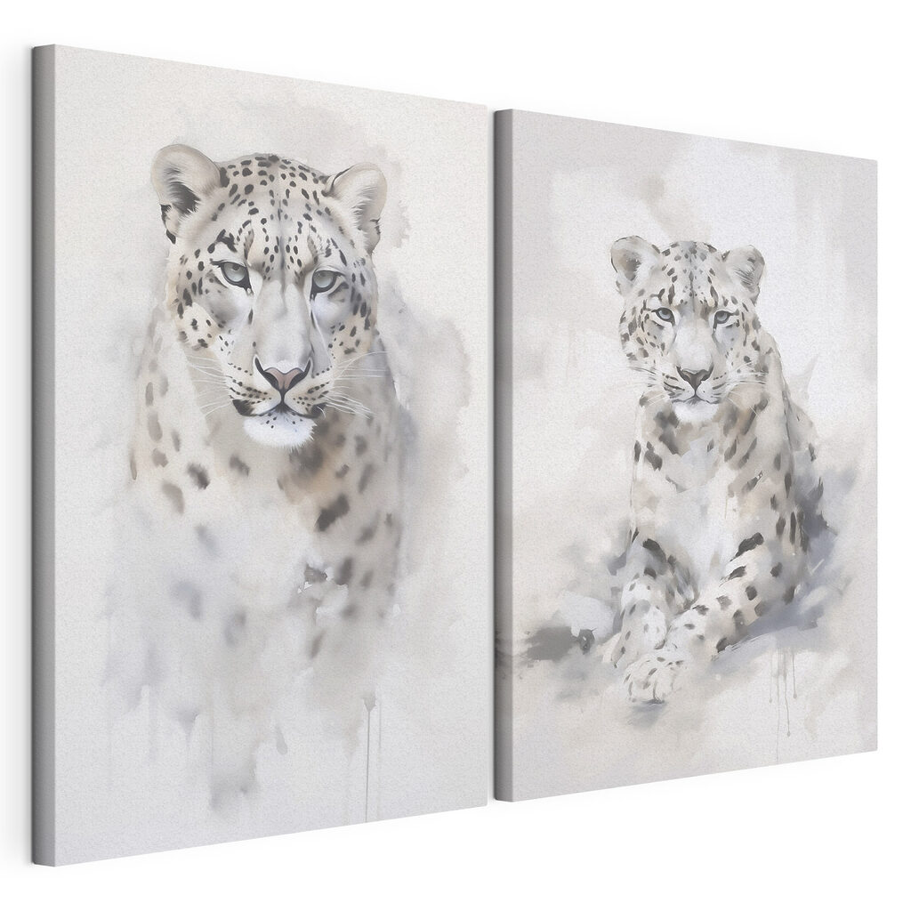 Painting of a leopard