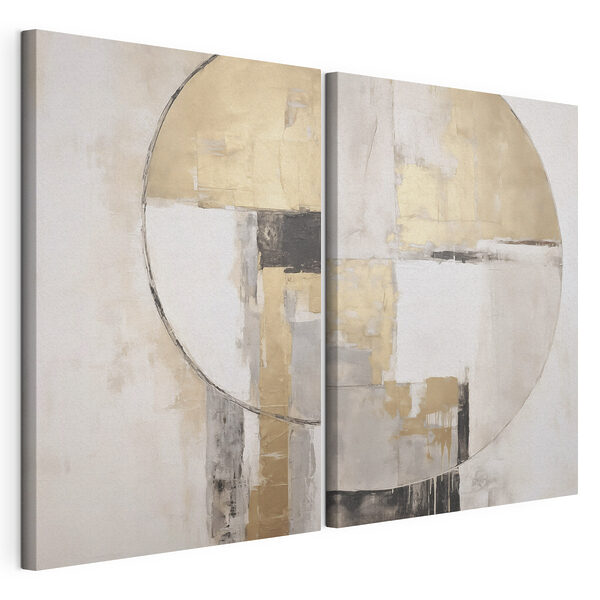 Impression sur toile modulaire Paire d'œuvres d'art