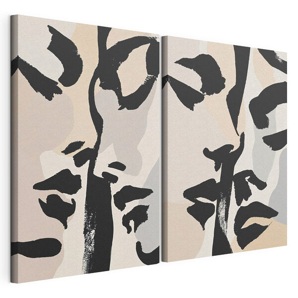 Collage of a woman's face