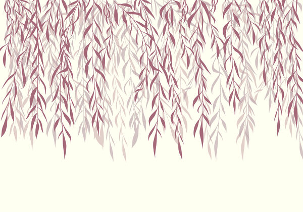 Delicate leaves in soft pink hues Delicate leaves in soft pink hues