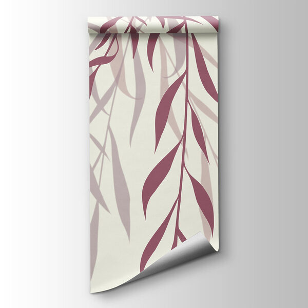 Delicate leaves in soft pink hues Delicate leaves in soft pink hues