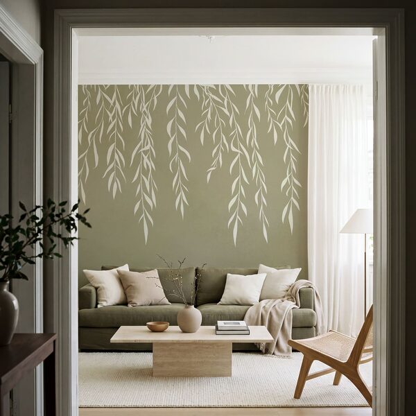 Des feuilles blanches sur fond gris