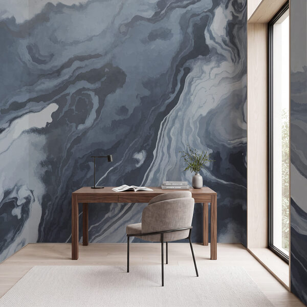 Des nuances de bleu et de gris qui tourbillonnent Des nuances de bleu et de gris qui tourbillonnent