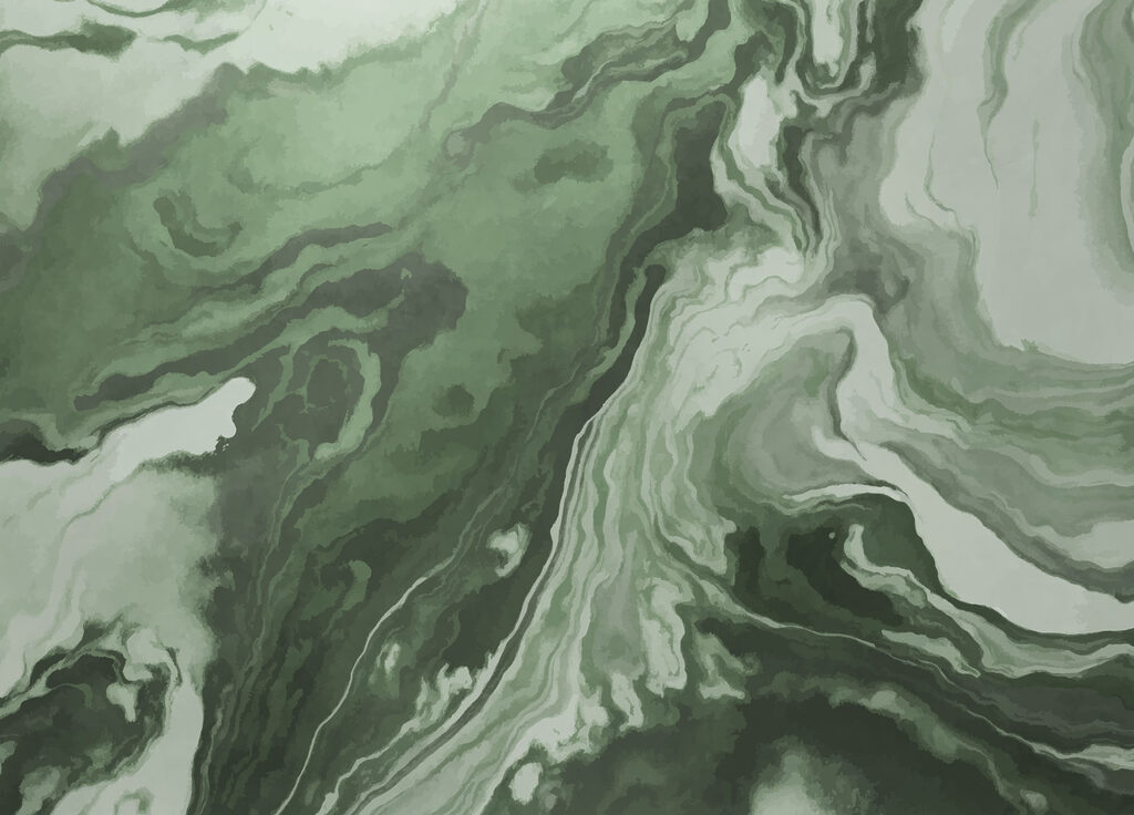 Green and white swirls Green and white swirls