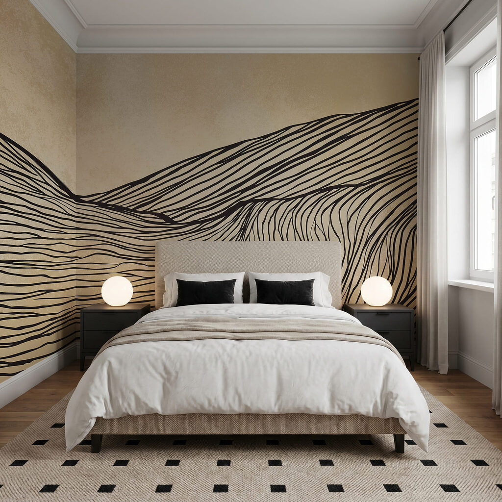 Dessin représentant une montagne
