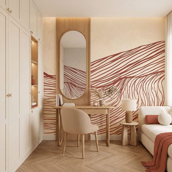 Des lignes rouges sur fond blanc Des lignes rouges sur fond blanc