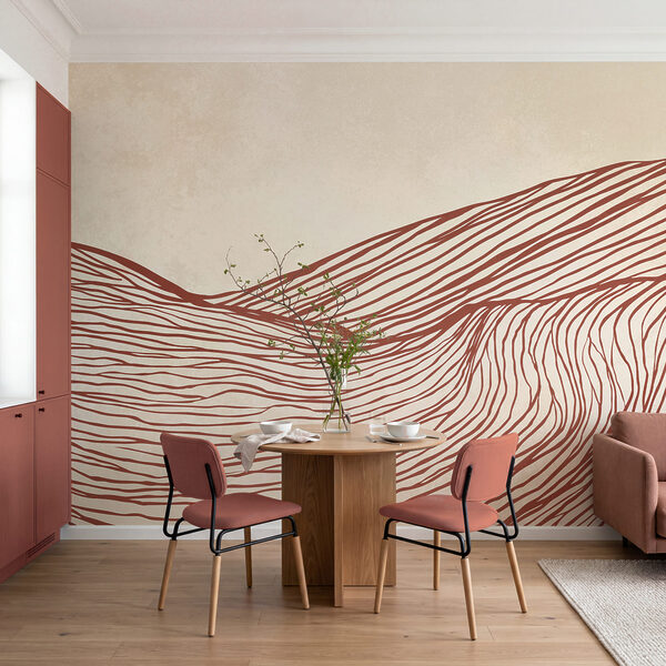 Des lignes rouges sur fond blanc Des lignes rouges sur fond blanc