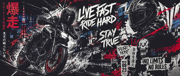 Poster of a motorcycle