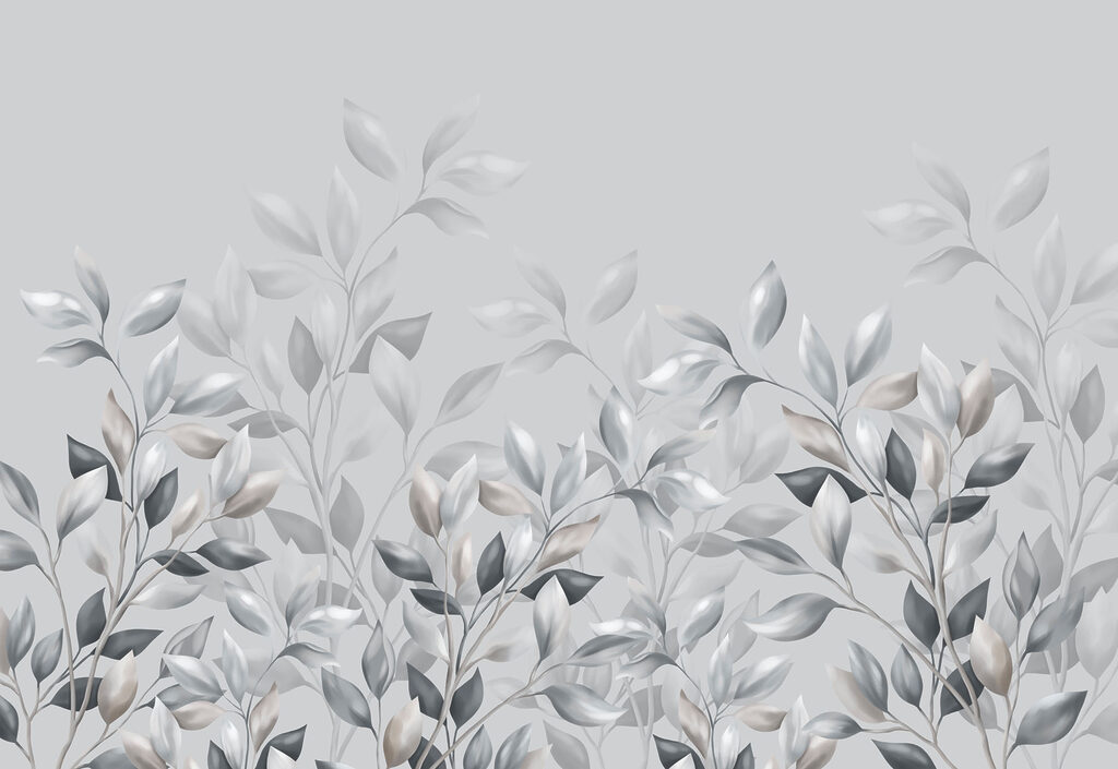 - Elegant foliage dance on soft background - Elegant foliage dance on soft background