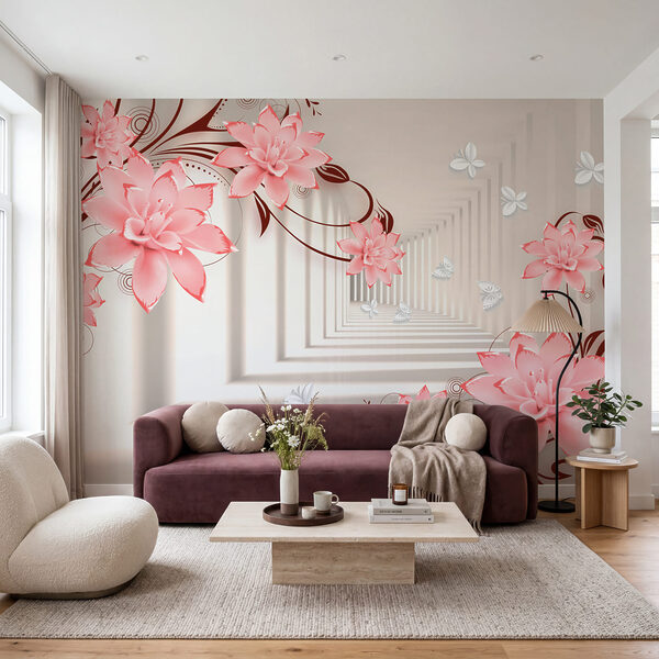 La beauté des fleurs dans des tons pastel délicats
