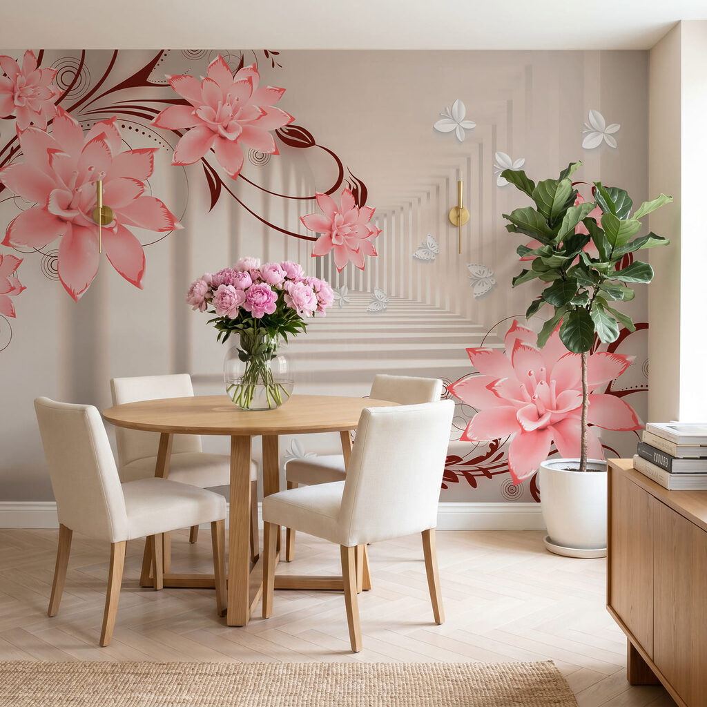 La beauté des fleurs dans des tons pastel délicats